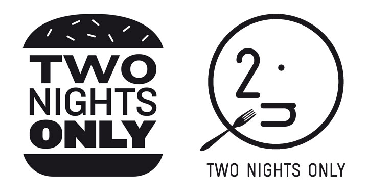 2 Nights Only - Logo design