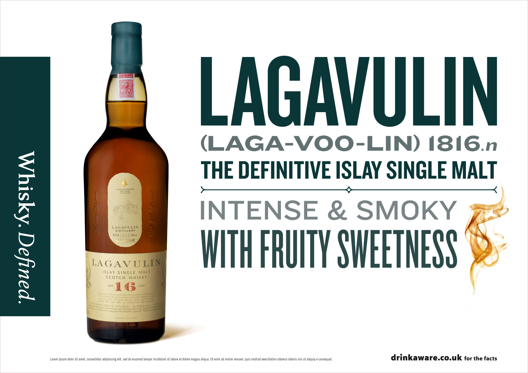 Whisky Defined campaign by Limited Edition Design