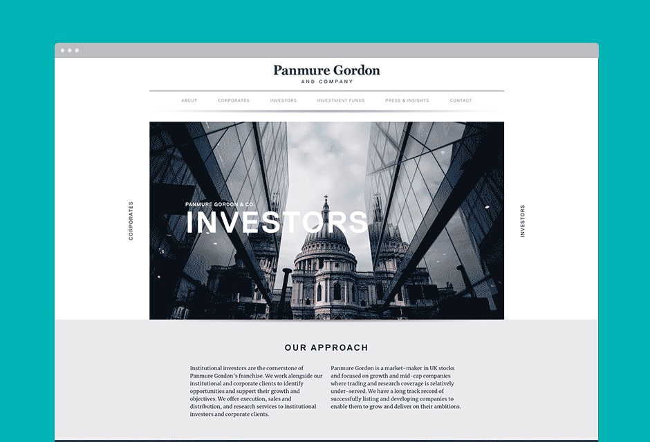 Panmure Gordon Branding